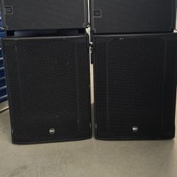 Pair RCF Sub 8003 + 2 JBL Srx906la