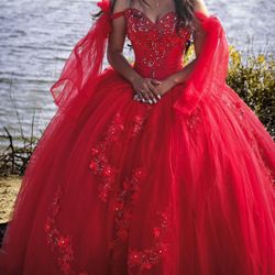 Quinceañera Dress With Parts