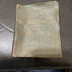 DREAMS by (distressed) by OLIVE SCHREINER - Miniature Book Little Leather Library 1920 3”x4”