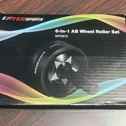 Enter Sports 6-in-1 AB ROLLER Set