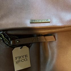 Frye & Co. Cognac Leather Backpack Purse NWT 