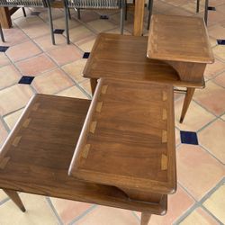 Mid-Century Lane Acclaim Step End Tables (Pair)