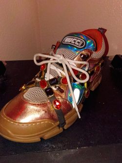 Gucci Flashtrek Sneaker with Removable Crystals Size 9-10
