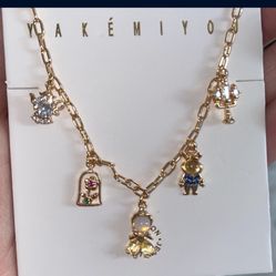 Beauty And The Beast Charm Necklace 
