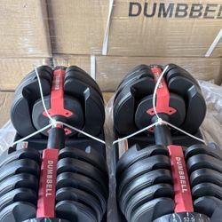 I’m Selling Pairs Adjustable Dumbbell Brand New In Solid Boxes Each Dumbbell (5 Lbs Up To 52 5 Lbs) $240