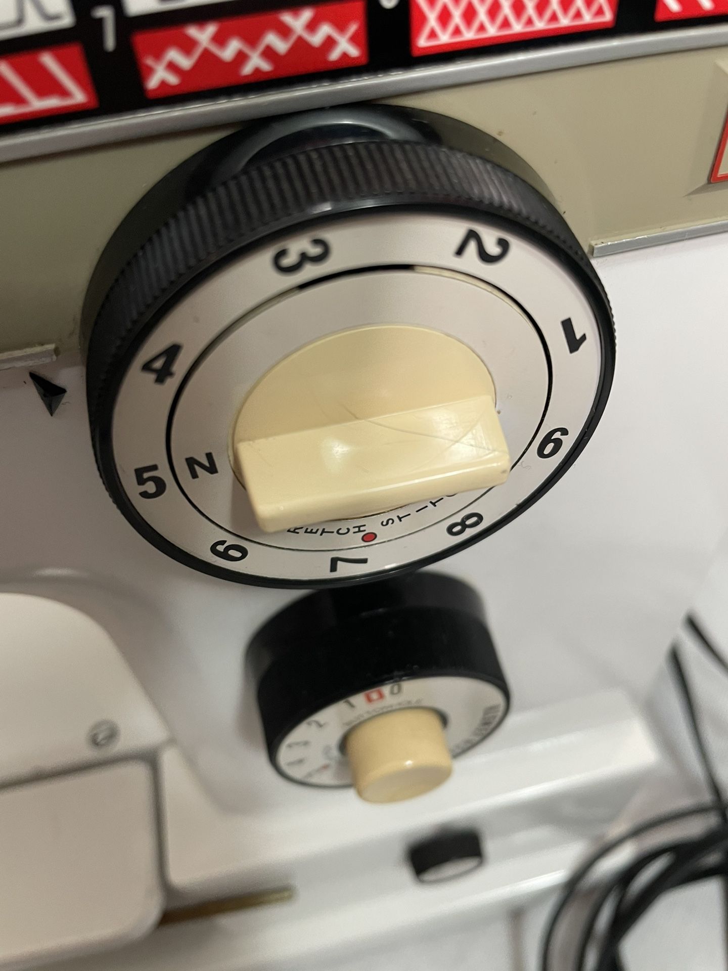 White Brand Model 734 Sewing Machine Made In japan