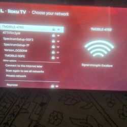 Roku TCL43” TV