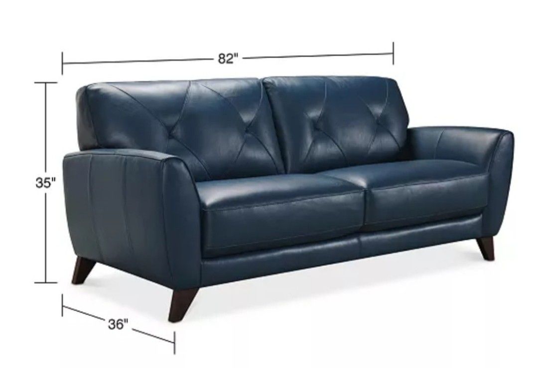 myia 82 leather sofa created for macy& 39