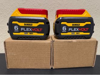 DEWALT FLEXVOLT 20V/60V MAX Lithium-Ion 6.0Ah Battery Pack (2 Pack)