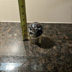 Natural Indigo Gabbro Sphere 