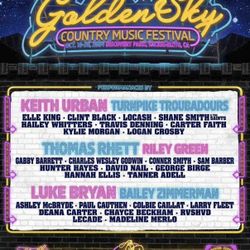 Golden Sky Festival General Admission Saturday - 3 Tickets