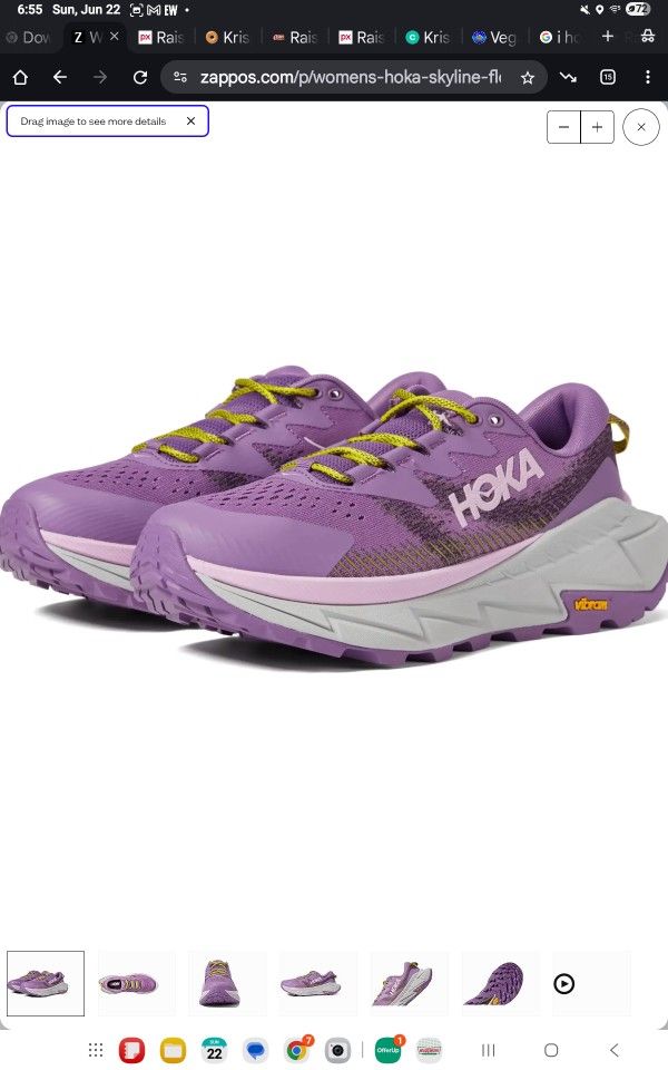 Hoka Womens Skyline-Float X Sneakers Hybrid Running Hiking Shoes 10B NEW