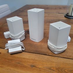 Linksys Velop WiFi Mesh Router System With 3 Nodes (1 Tri band And 2 Dual Band)