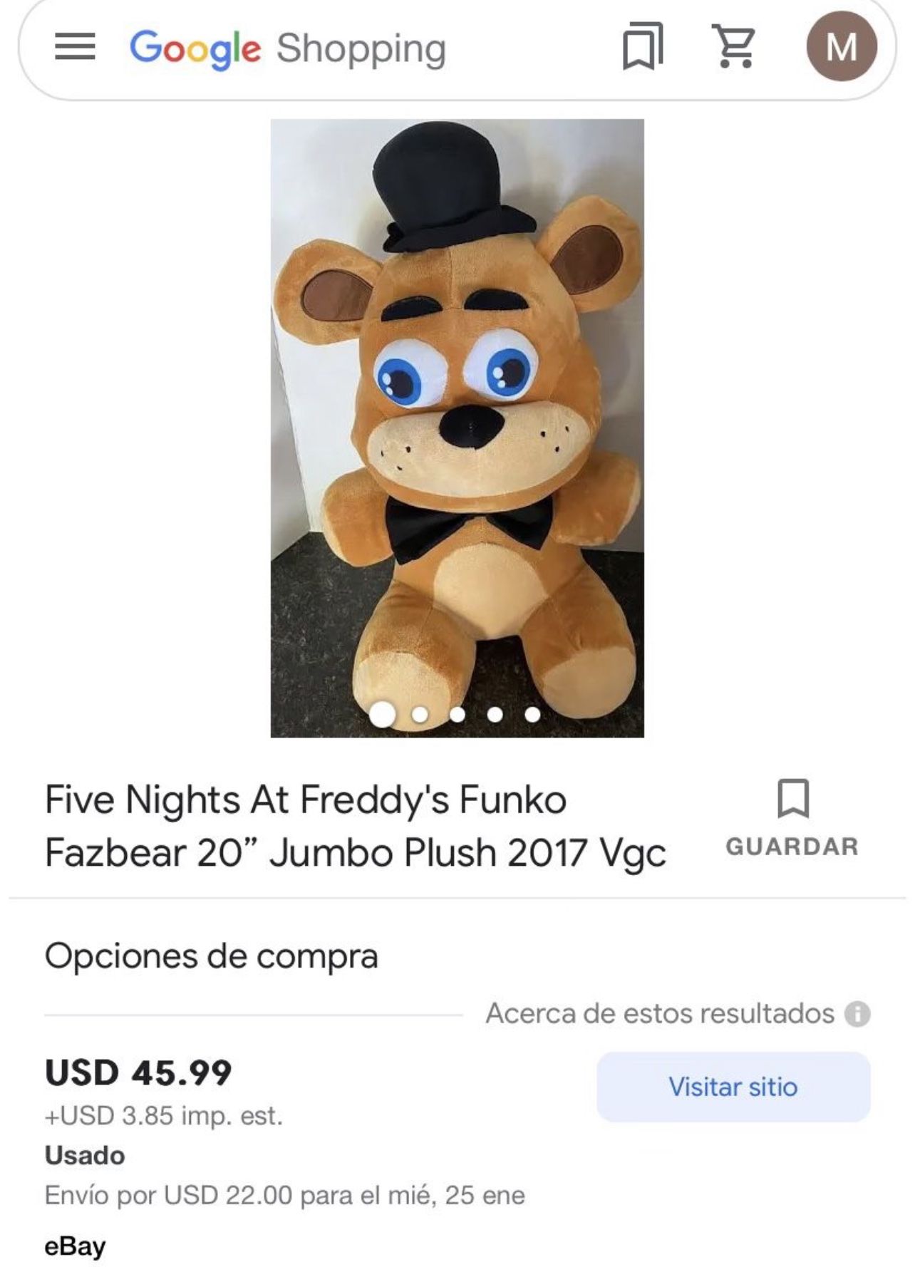 FNAF GOLDEN FREDDY PLUSHIE WITH TAGS SUPER RARE COLLECTIBLE for Sale in  Pico Rivera, CA - OfferUp