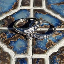 1/2 Carat Engagement Ring & Wedding Band