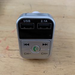 Wireless Bluetooth Car Kit Handsfree Talk MP3 player fm transmitter dual car charger