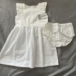 White Baby Girl Dress Carters 24M