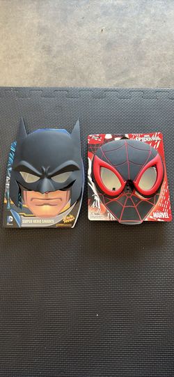 Batman & Spider-Man Miles Morales Super Hero Shades – Brand New