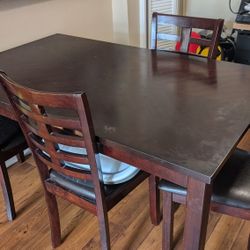 Dining Table 4 Chairs 