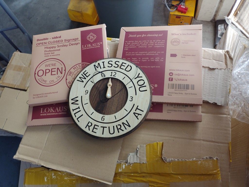 Open Close Sign *Bulk 50 Ct