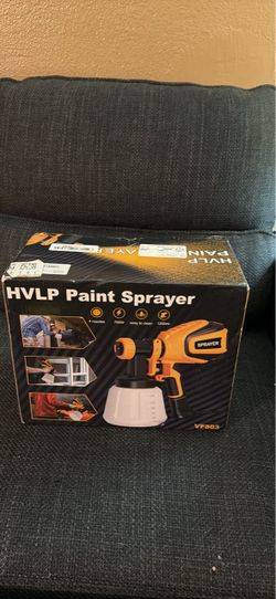 VONFORN Paint Sprayer, 700W HVLP Spray Gun with Cleaning and Blow-Cleaning Attachments, 4 Nozzles and 3 Patterns, Easy to Clean, for Furniture, Cabine