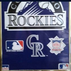 Colorado Rockies Framed Poster 