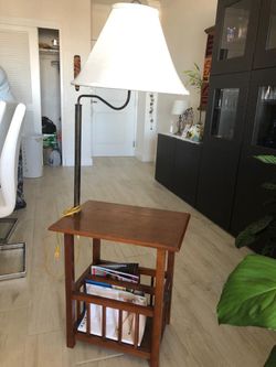 Table with lamp