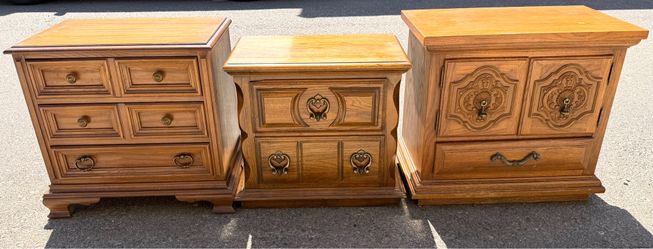 Vintage Wood Nightstands / End Tables - Project Pieces