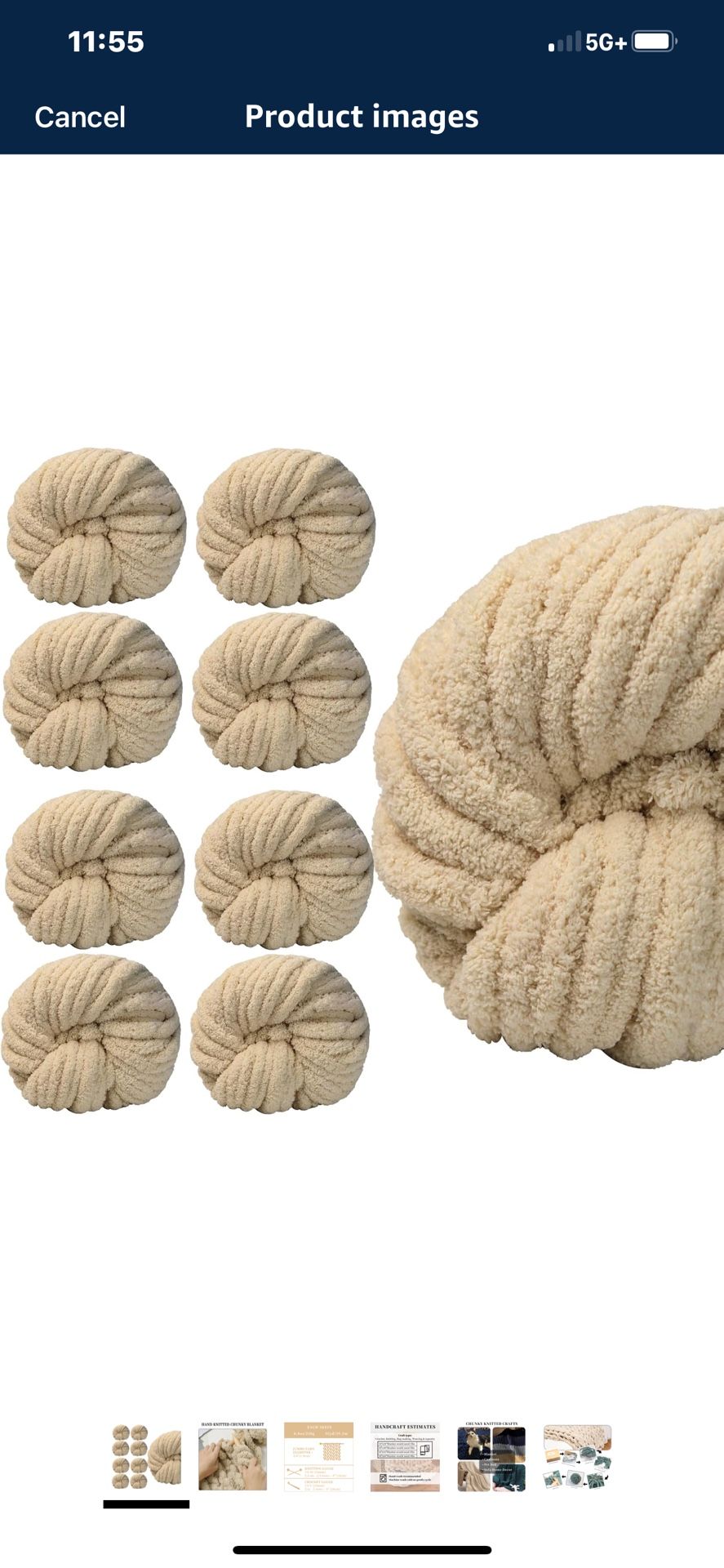 NEW Chenille Knitting Yarn