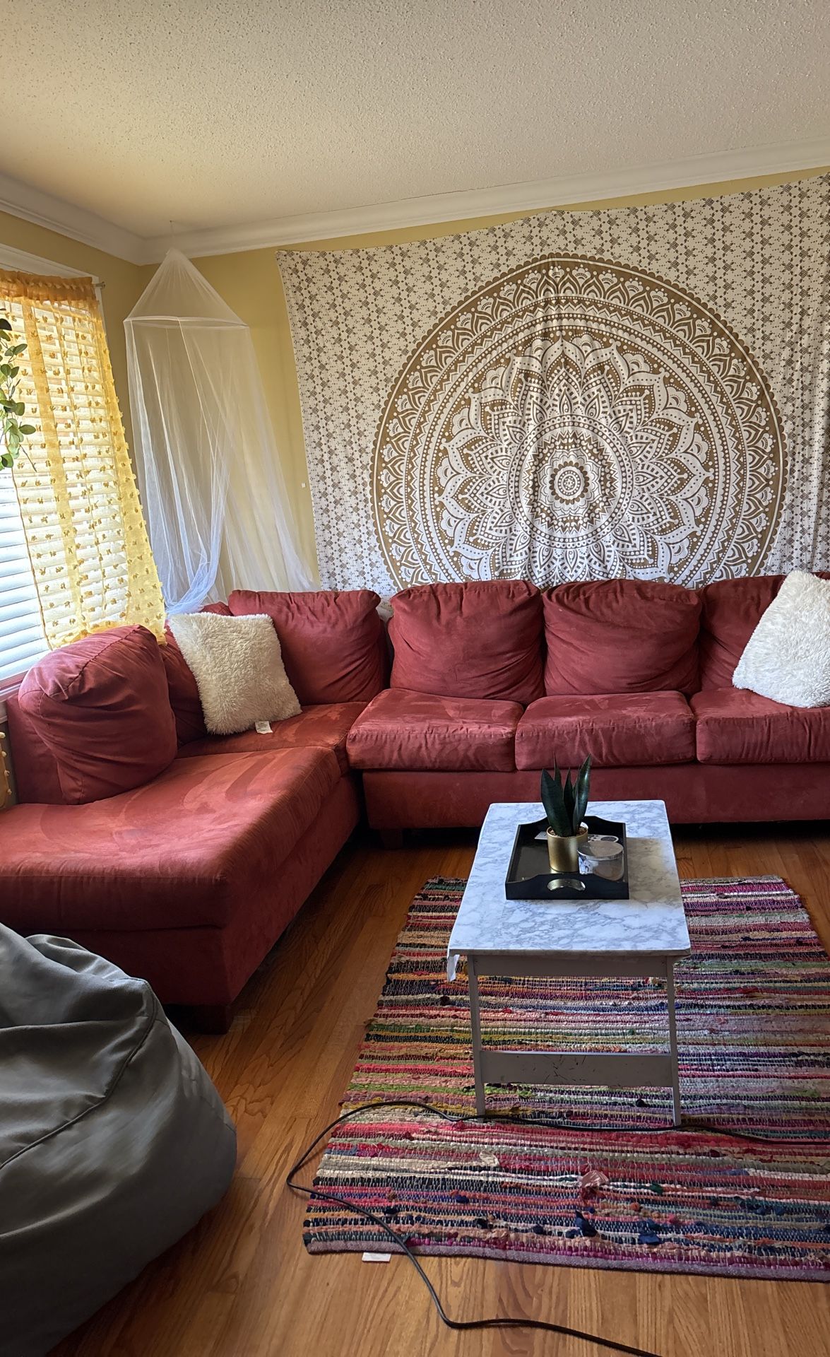 Orange Sectional