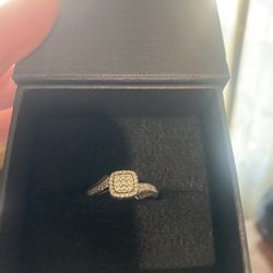 Wedding/engagement ring. 