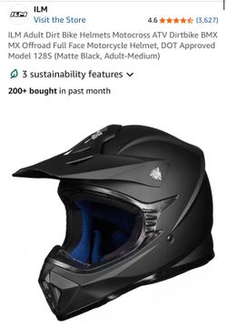 Adult dirt bike helmet