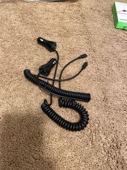 At&t fast charge type c car charger with USB port