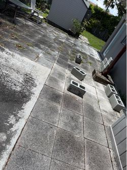 Free concrete 18” x 18” pavers