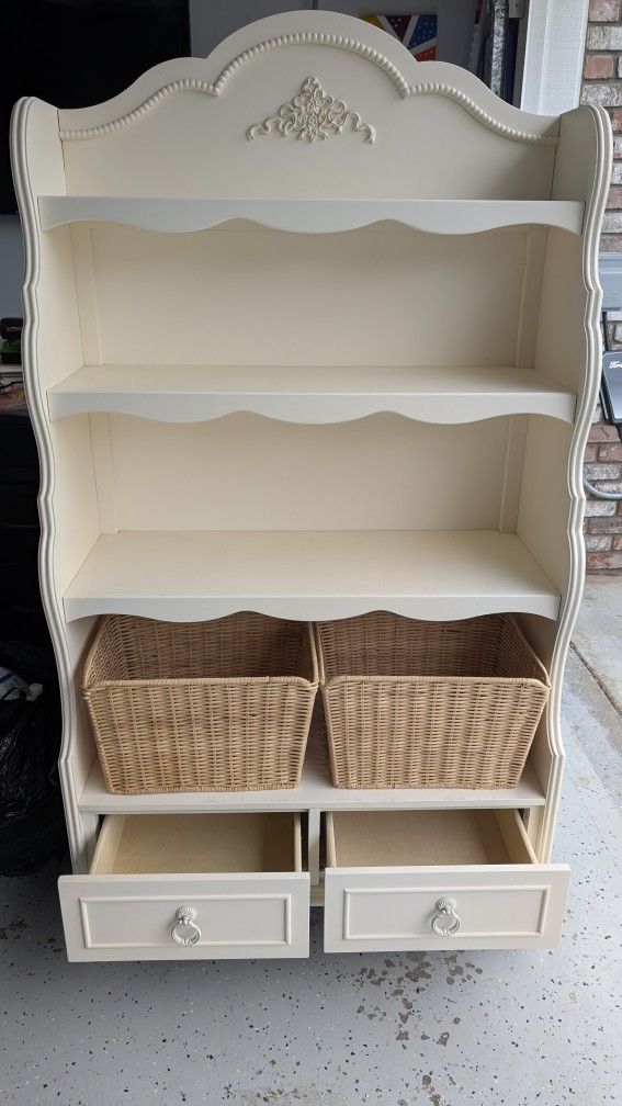 (contact info removed) Legacy Classic Furniture Enchantment Bookcase With 2 Baskets