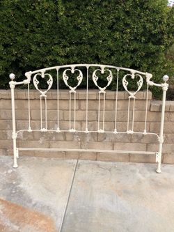 Heart Ornamental Headboard and footboard