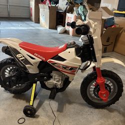 Honda Crf250r Dirt Bike 6v Red Ride-On Ride-On Car