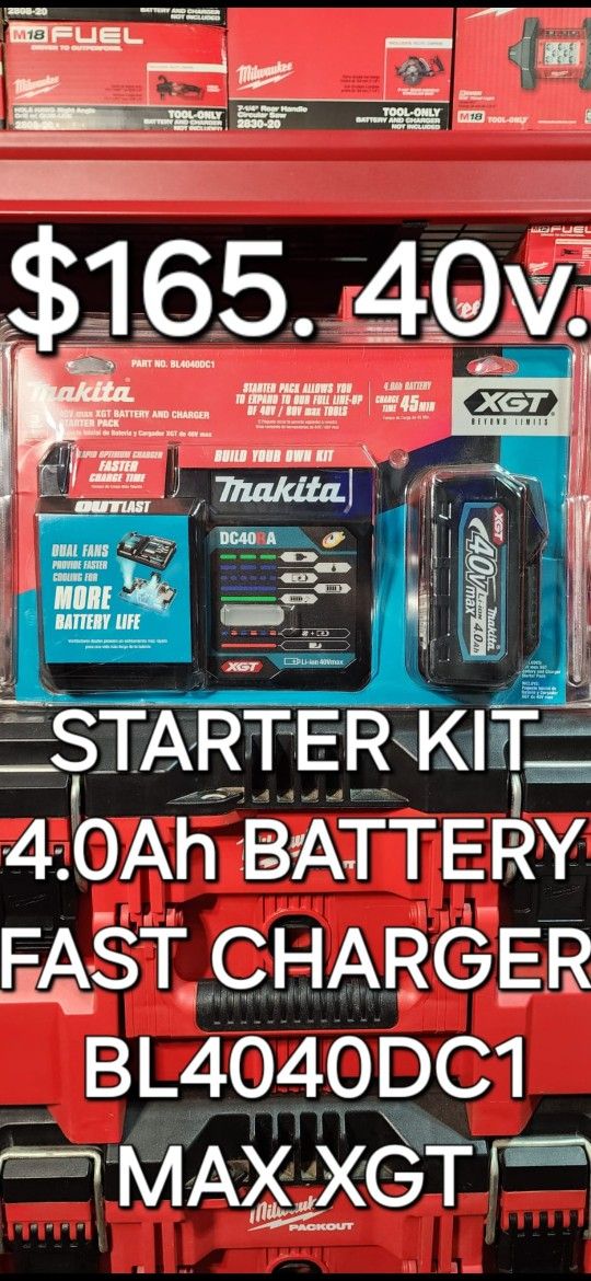 Makita Starter Kit 40v MAX XGT