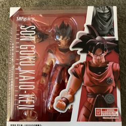 SH Figuarts Son Goku Kaio-Ken! 18000 Power Level!
