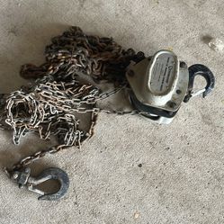  polipasto de cadena manual.