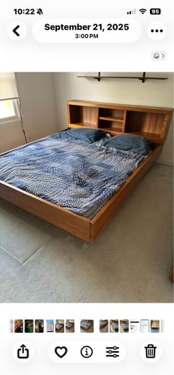 Waterbed headboard and Frame