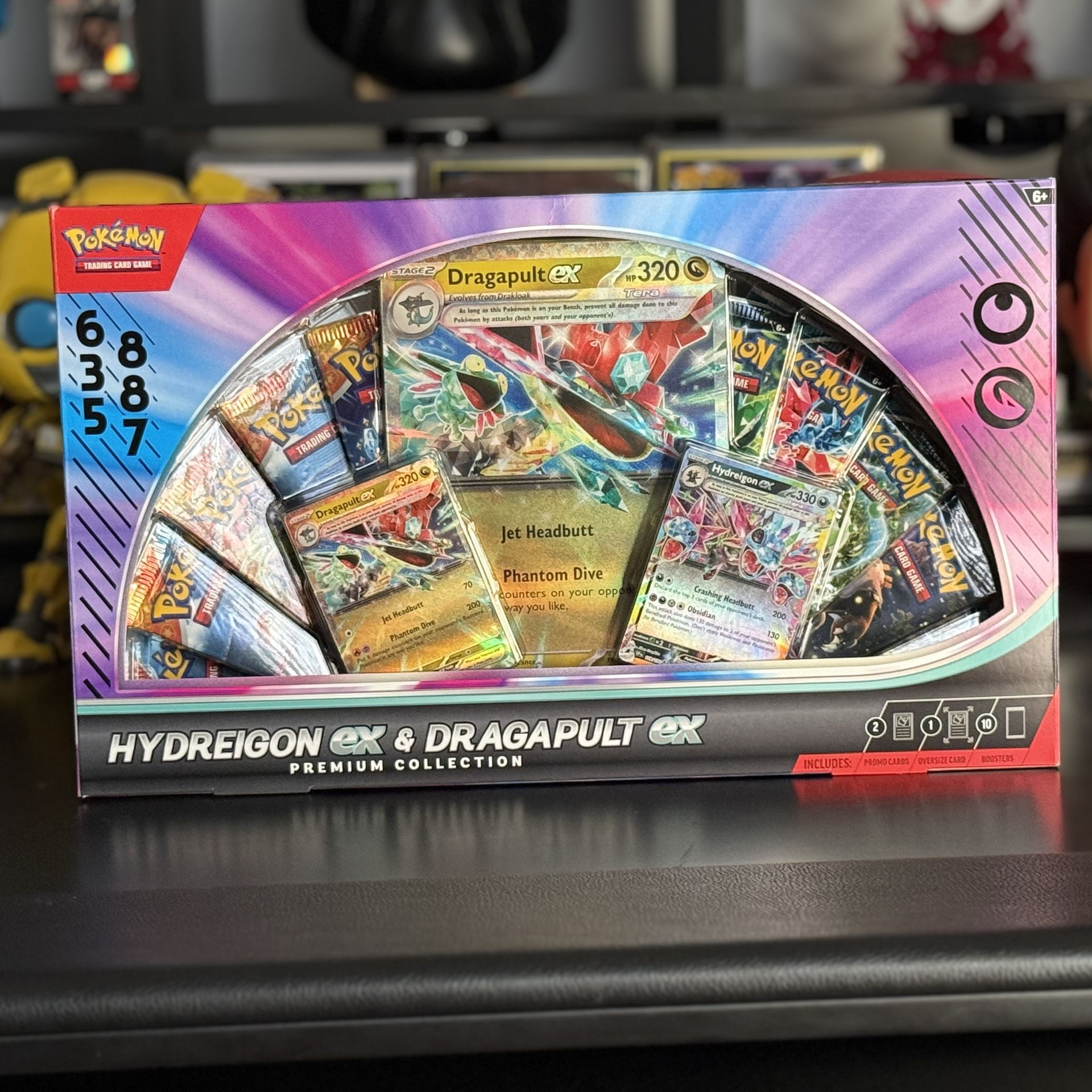 Pokemon Hydreigon Ex & Dragapult Ex Box