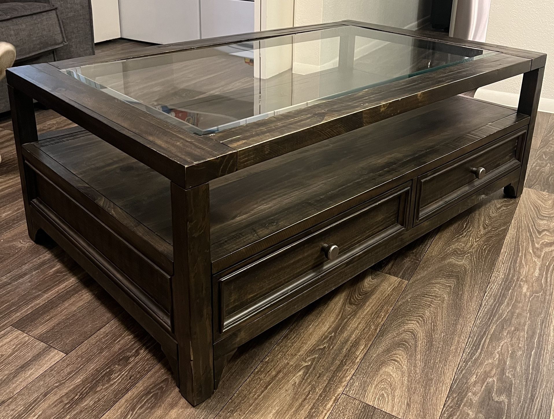 Coffee Table With Glass Top