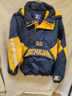 Vintage Starter Michigan Wolverines Jacket Clean Excellent Condition $125