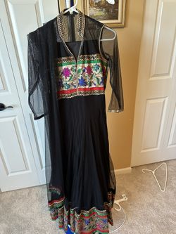 Indian Ethnic Outfit Choli Sherara Dress 