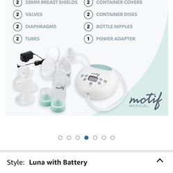 Motif Luna w/ Battery Double Electric Breast Pump