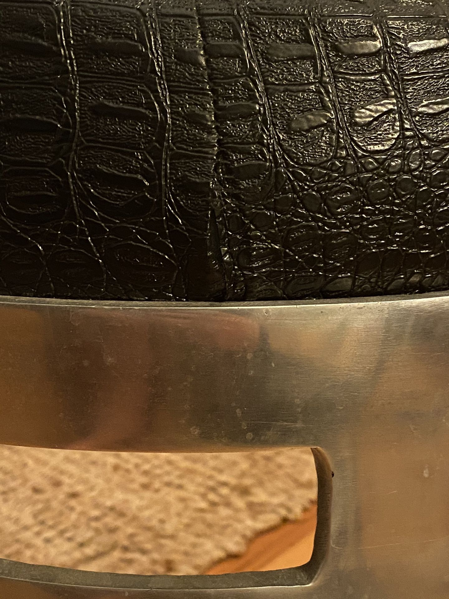 METAL CUSHION Foot STOOL