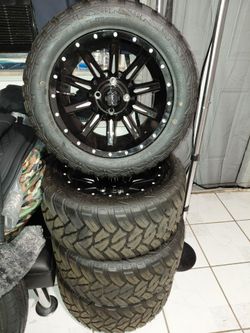 Brand new 215/50R14 GOLF CART Tires on Black Beadlock Wheels – Set of 4