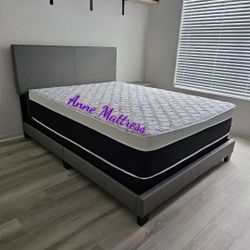 NEW QUEEN PILLOW TOP MATTRESS AND BOX SPRING