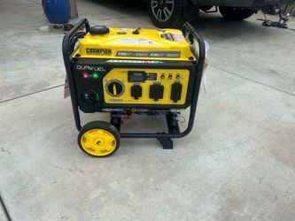 Shop Champion Power Equipment 5300/4250-Watt Recoil Start Dual Fuel Portable Generator